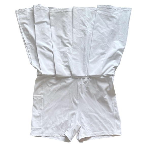 Abercrombie & Fitch Pleated Traveler Skort Tennis Skirt in White Women’s Medium - Picture 6 of 8